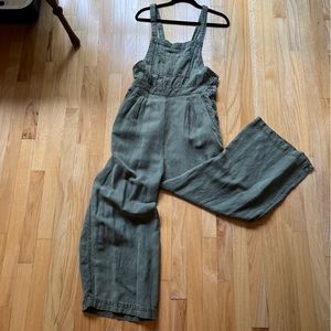Free People Linen Overalls